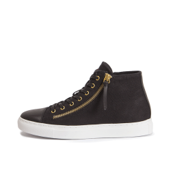 Sort høj sneaker